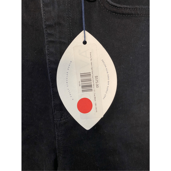 Triarchy NWT Ms Hawn High Rise Loose Skinny True Black Sz 27 - Picture 6 of 8